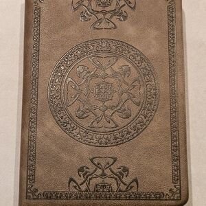 Elegant Tan Embossed Journal Cover